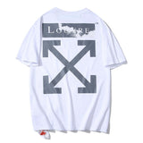 Off White T Shirt Ow Arrow Short Sleeve Tshirt Plus Size Casual Men'S Clothing Owt