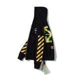 Off White Hoodie With Arrow Print Ow Sweater Cardigan Zipper Jacket Plus Size Casual Owt