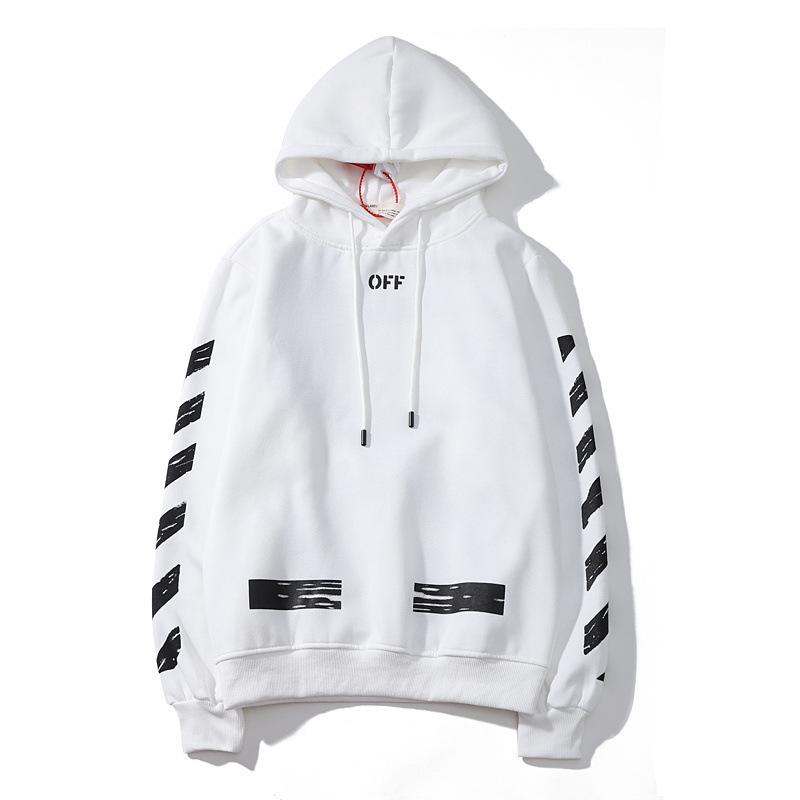 Off White Pullover Sweater Men'S And Women'S Autumn Winter Street Hoodie Owt