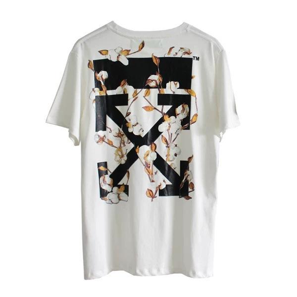 Off White T Shirt Printed Men'S Ow Short Sleeve Tshirt Owt