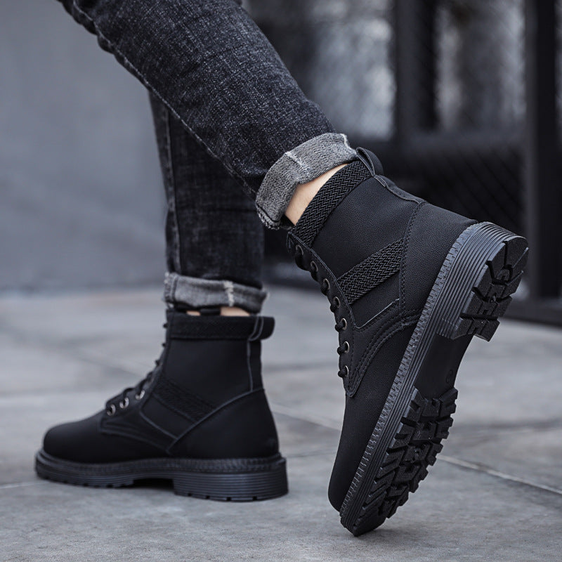 Men's Boots Work Boot Men Casual Hiking Boots Autumn and Winter Dr. Martens Boots Workwear Men's Shoes