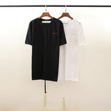 Off White T Shirt Gradient Arrow Men'S And Women'S High Street Tshirt Men'S Casual Owt