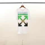 Off White T Shirt Gradient Arrow Men'S And Women'S High Street Tshirt Men'S Casual Owt