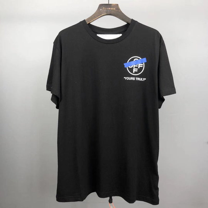 Off White T Shirt Rainbow Arrow Short Sleeve Men Plus Size Casual Men'S Clothing Owt