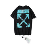Off White T Shirt Summer Men'S And Women'S Short Sleeve Tshirt Large Size Men'S Top Owt
