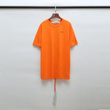 Off White T Shirt Ow Arrow Print Pure Cotton Loose Short Sleeve Owt