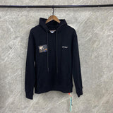Off White Pullover Hoodie Plus Size Casual Men'S Clothing Sweater Owt