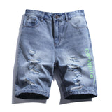 Off White Denim Shorts Student Plus Size Retro Sports Shorts Owt
