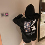 Off White Hoodie With Arrow Print Printed Hooded Male And Female Large Size Casual Sweatshirt Owt