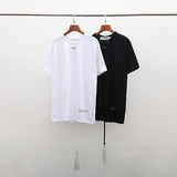 Off White T Shirt Summer Men'S And Women'S Short Sleeve Tshirt Large Size Men'S Top Owt