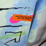 Off White T Shirt Summer Cartoon Anime Print Arrow Round Neck Tshirt Color Matching Casual Short Sleeve Men Owt