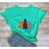 Merry and Bright Sweatshirts Christmas Printed T-shirt