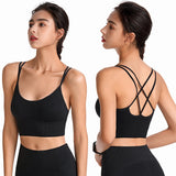 Underwear for Sweating Thin Strap Crossing Beauty Back Yoga Sports Bra