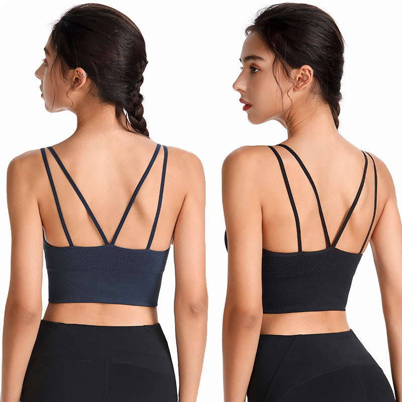 Underwear for Sweating Beautiful Back Underwired Bra Sports Bra Quick-Drying