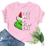 Men and Women Grinch Shirt Christmas Grinch Pattern T-shirt