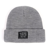 Red Beanie Hat Knitted Hat Stick a Cloth Cap Children Autumn Winter Fashionable Warm