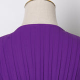 Mauve Dress Bridesmaid Spring V-neck Corset Short A- Line Dress for Women
