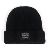 Red Beanie Hat Knitted Hat Stick a Cloth Cap Children Autumn Winter Fashionable Warm