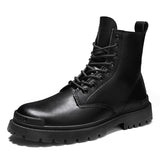 Justin Yellowstone Boots Dr. Martens Boots Men'S Autumn And Winter Plus Velvet Tube Men'S Leather Boots