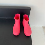 Platform Heels for Women Fall/Winter Waterproof Boots