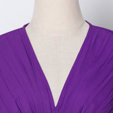 Mauve Dress Bridesmaid Spring V-neck Corset Short A- Line Dress for Women
