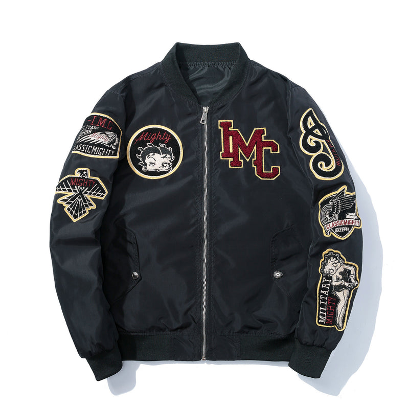 Varsity Jacket Autumn Embroidery Baseball Uniform Jacket