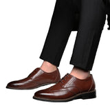 Men's Dress Shoes Classic Leather Oxfords Casual Cushioned Loafer Spring Men's Leather Shoes