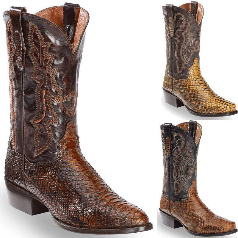 Yellowstone Cowboy Boots Winter Stitching Men'S Dr. Martens Boots Men'S Boots
