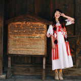 Gypsy Style Dresses Vintage Embroidered Ethnic Style plus Size