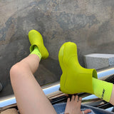 Platform Heels for Women Fall/Winter Waterproof Boots