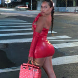 Music Festivals Rave Outfits Dress Autumn and Winter Women's Sexy Dress