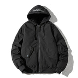 Varsity Jacket Coat Autumn And Winter Hooded Baseball Uniform