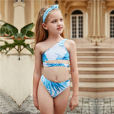 Children Swimsuit Little Daisy SUNFLOWER Sexy Split Swimsuit