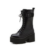 Platform Heels for Women Simple High Heel Dr. Martens Boots
