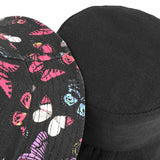 Bucket Hat Fishing Cap Cotton Print Fisherman Hat Outdoor Sun Shade Bucket Hat