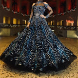 Long Homecoming Dresses Large Swing Sexy Dress Trailing Banquet Evening Dress