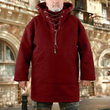 Men Sweats Man Fall Outfits Autumn and Winter Loose Woolen Top Mid-Length Casual Sweater Men
