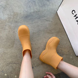Platform Heels for Women Fall/Winter Waterproof Boots