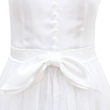 See through Wedding Dress Elegant Large Swing Dress Women's Solid Color Autumn Winter Sexy Wedding Evening Dress