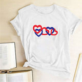 Valentine's Day T Shirts Couples Couple Print Valentine's Day Women's T-shirt