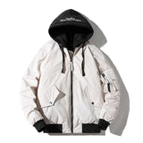 Varsity Jacket Coat Autumn And Winter Hooded Baseball Uniform
