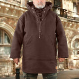 Men Sweats Man Fall Outfits Autumn and Winter Loose Woolen Top Mid-Length Casual Sweater Men