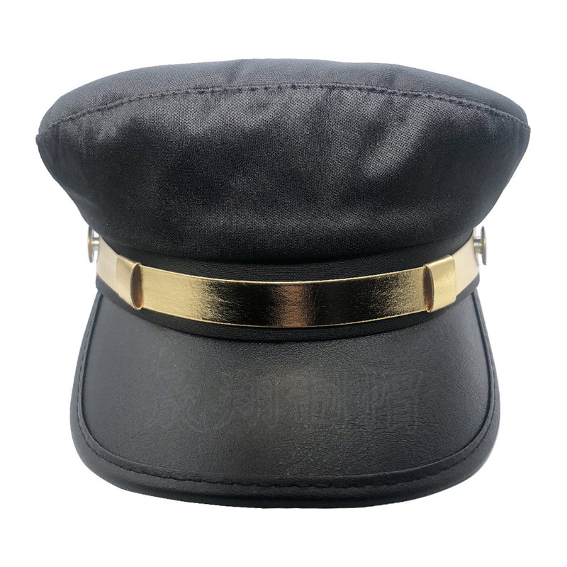 Captains Hat Female Autumn and Winter Men's Woolen Student's Hat
