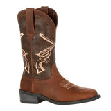 Justin Yellowstone Boots Knight Boots Casual Men'S Shoes High-Top Square Toe Embroidery