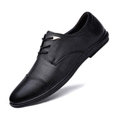 Men's Dress Shoes Classic Leather Oxfords Casual Cushioned Loafer Men's Casual Shoes Daily Leather Shoes Shoes Men