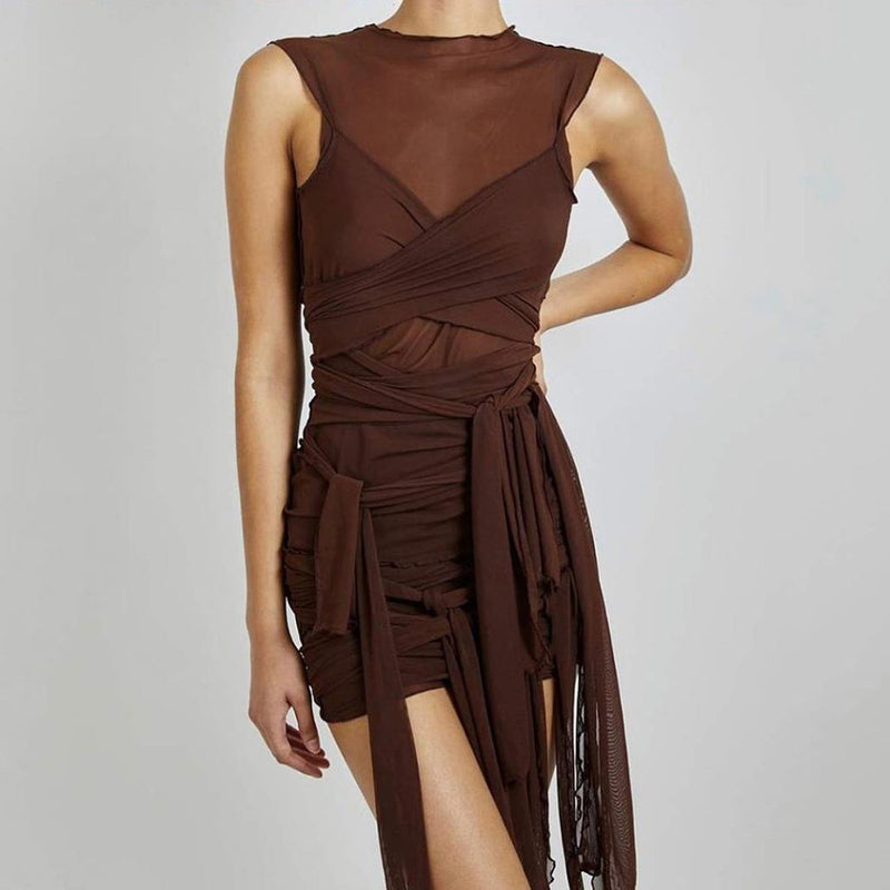Music Festivals Rave Outfits Dress Women's Spring Clothing Fashion Sexy Backless Dress