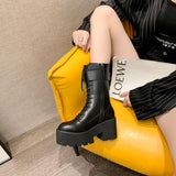Platform Heels for Women Simple High Heel Dr. Martens Boots