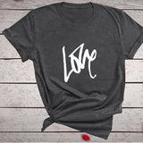 Valentine's Day T Shirts Couples Printed Women's T-shirt Fashion Short Sleeve