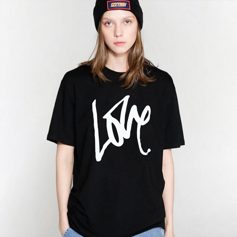 Valentine's Day T Shirts Couples Printed Women's T-shirt Fashion Short Sleeve