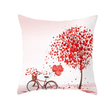 Valentine's Day Pillow Covers 4 Piece Random Styles Together, Home Festival Sofa Cushion Cushion Cover
